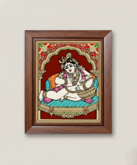 Glass Painting Vennaithali Krishna
