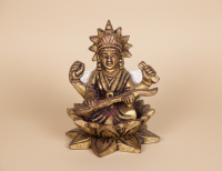 Brass 4 Inch Saraswathi