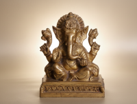 Brass 7 Inch Ganesh