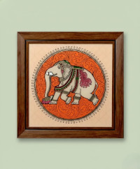 Glass Painting Elephant