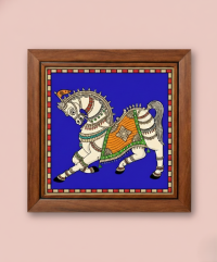 Glass Painting Horse