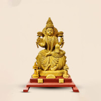Wood Craving Lakshmi