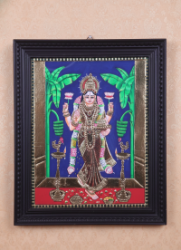 Thanjavur Painting 20X16 Inch Grahalakshmi