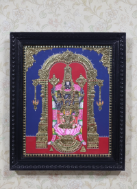 Thanjavur 20X16 Inch Perumal with Lakshmi