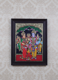 Thanjavur Painting 24X18 Inch Balaji