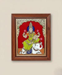 Glass Painting Gajalakshmi