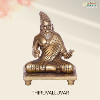 Brass 6 inch Thiruvalluvar