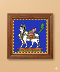 Glass Painting Kamadhenu