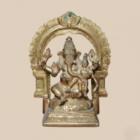 Bronze 11 Inch Uchista Ganesh with Thiruvatchi
