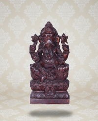 Wooden Ganesh 18 inch