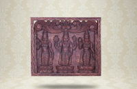 Wooden Perumal Panel 20x15 inch