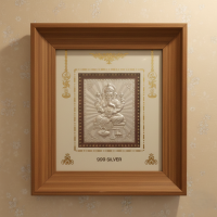Silver frame Ganesh
