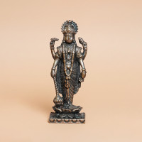 Bronze 4 Inch Vishnu