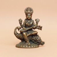 Bronze  2.5 Inch Saraswathi