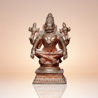 Bronze 5 Inch Yoga Narasimmar