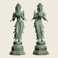 BRONZE 30 INCH PAVAIVILLAKU SET